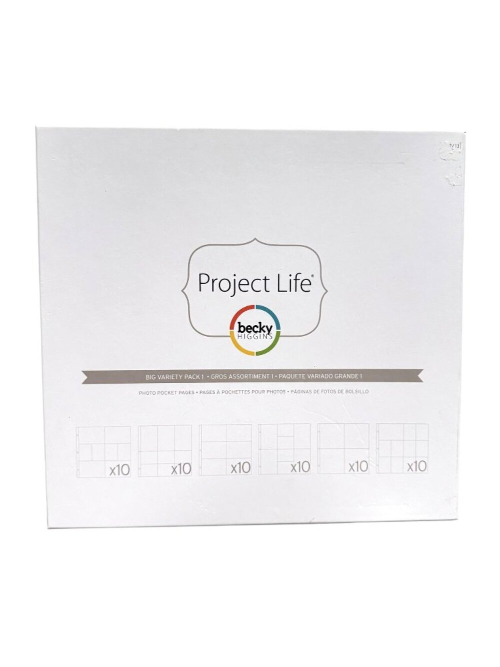 New Project Life Becky Higgins Big Variety Pack 1 Lot of 60 Pocket Pages 12x12